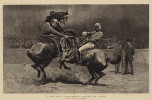 En militær turnering, Sword vs Lance